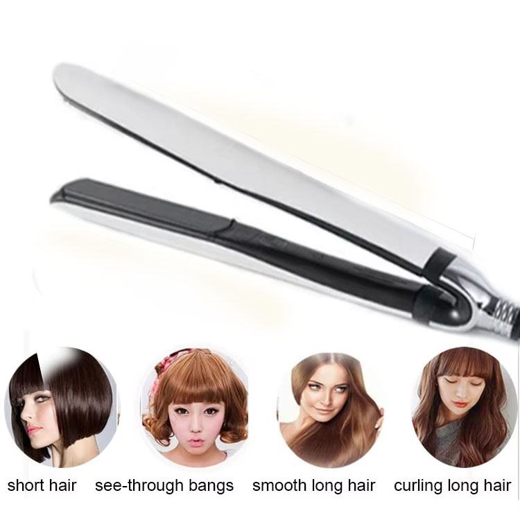 Best Electric Straightener Hair Plate Steam Flat Iron Curler 2 in 1 for Household &amp; Hotel Use