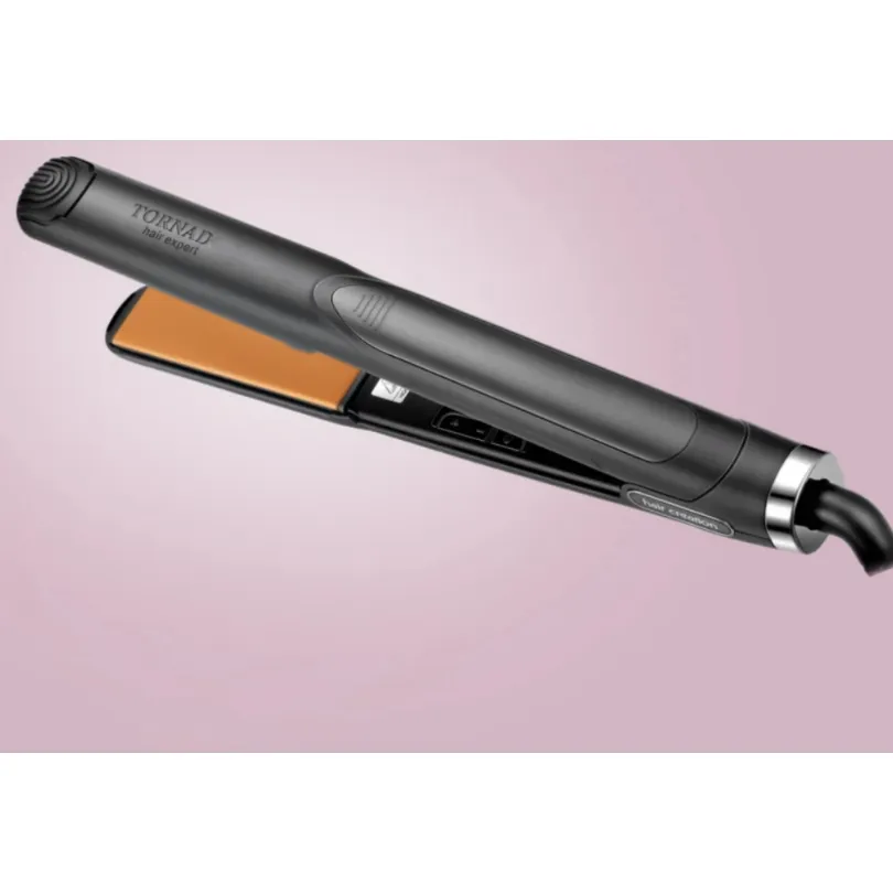 Tornado Hair Straightener Flat Iron, Curling Iron Curler Titaniumm Fast Heating Adjustable