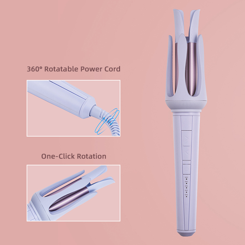 Automatic Curler Iron 32cm Large Curls Gentle on Hair Electric Lazy-Person's Hair Perming Tool