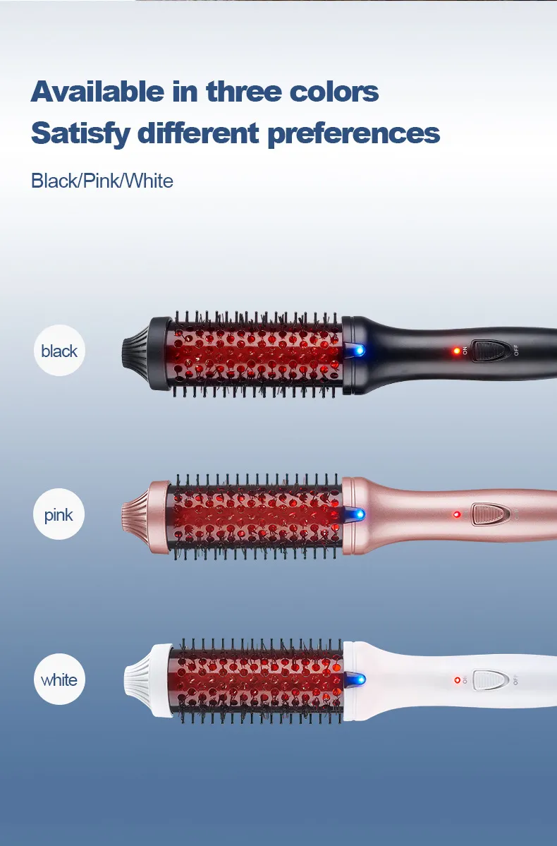 Save Multifunctional LED Temperature Infrared Electric Comb PTC Heater for Straight Fluffy Hair Styles for Household Curling Irons