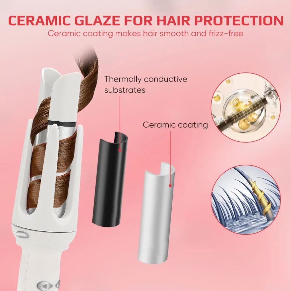 All-in-One 3 in 1 Curling Iron Tourmaline Ceramic Hair Curler Household Hotel Equipment