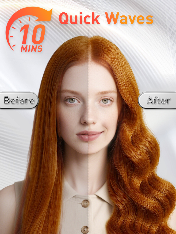 Automatic hair curler detail 2