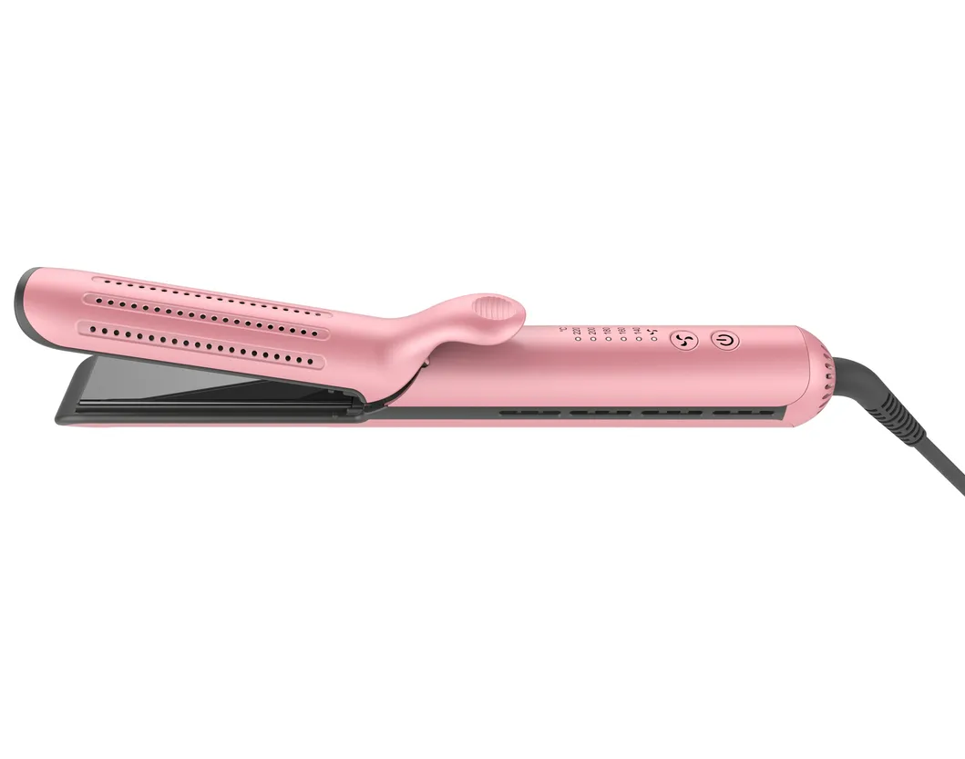 Hair curling iron presentation