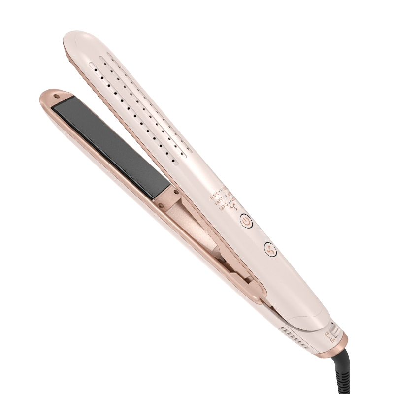 2-in-1 Air Straightener and Curler Ceramic Infrared Cold Air Hair Iron