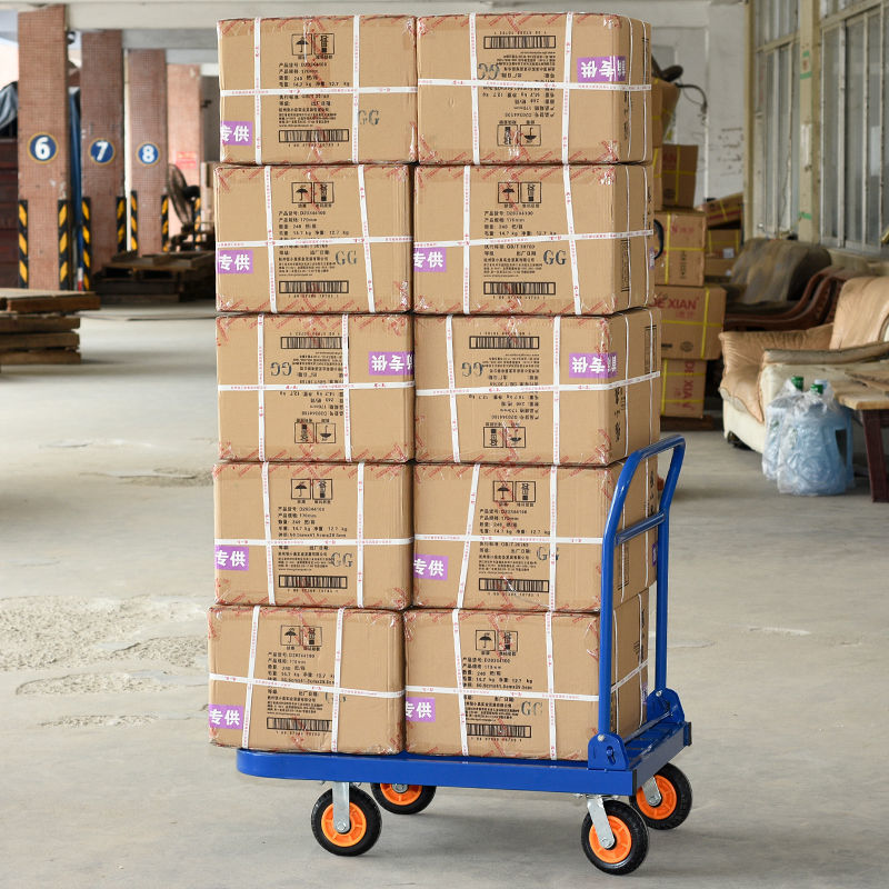 Heavy Duty Folding Platform Trolley 100kg 200kg 300kg 500kg 800kg 1000kg Capacity for Factory Warehouse