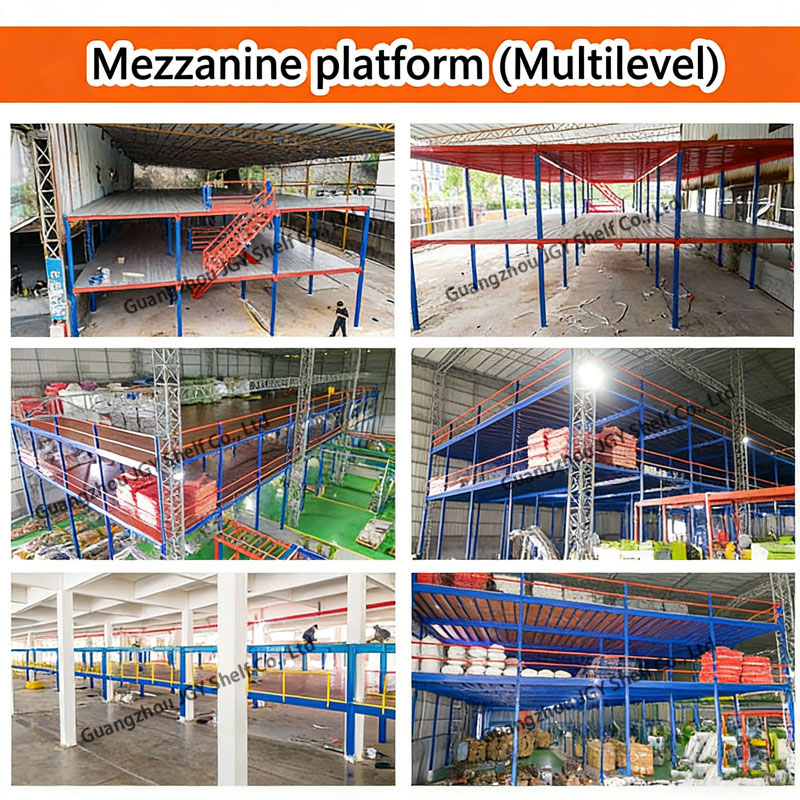 Mezzanine Platform Racking System Attic Loft Garret Mezzanine for Warehouse Rack Shelf