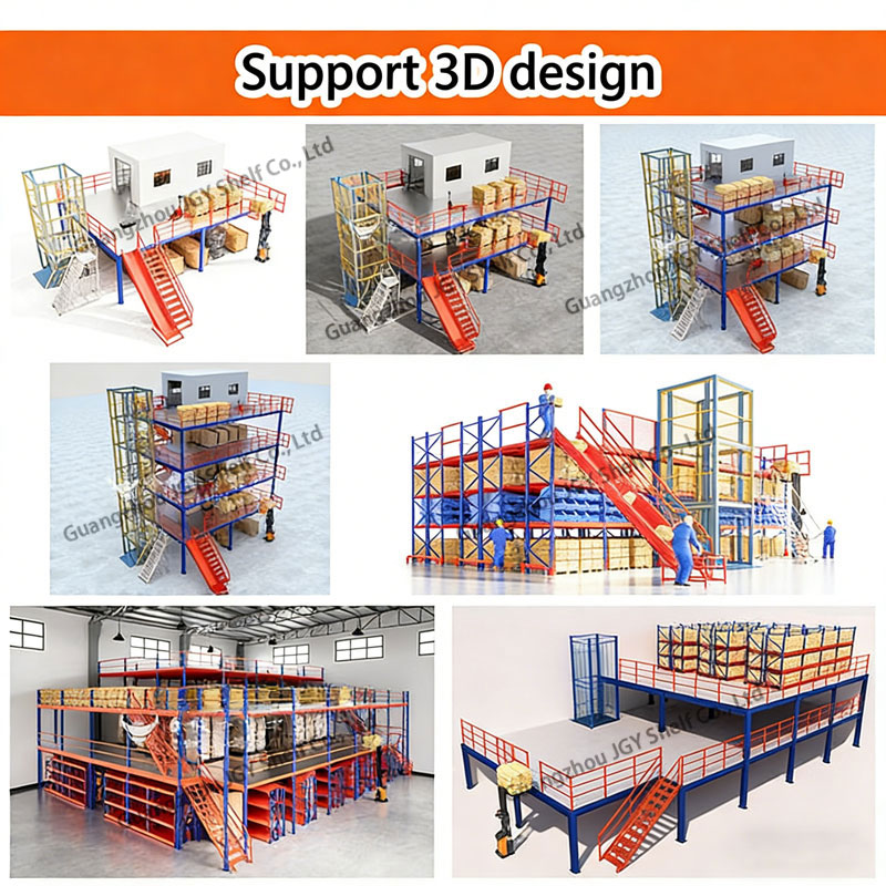 Mezzanine Platform Racking System Attic Loft Garret Mezzanine for Warehouse Rack Shelf
