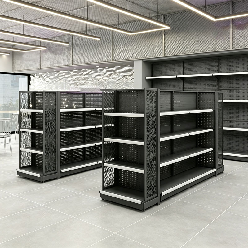 Manufacturer Wholesale Gondola Shelf Supermarket Shelves Store Racks Estanterias De Supermercados Estante