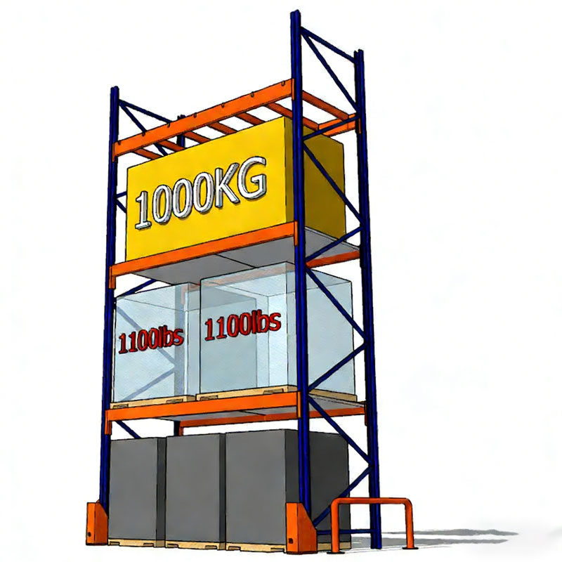 Wholesale Garage Shelves Adjustable Storage Stacking Pallet Racks Steel Metal Warehouse Shelves