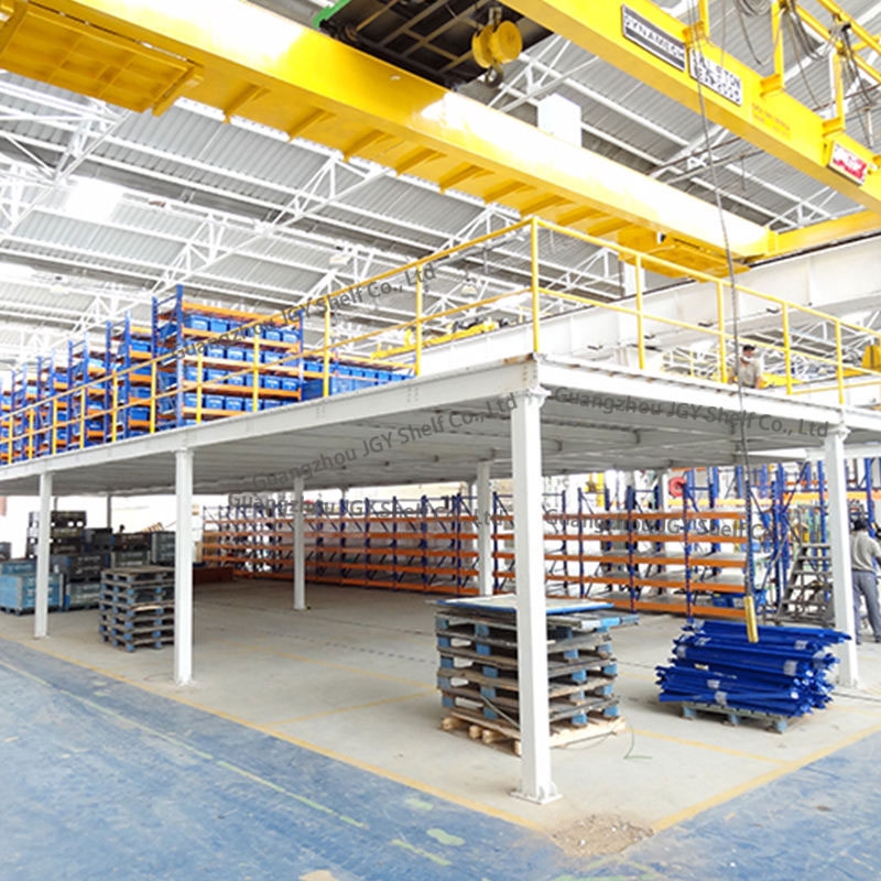 Heavy Duty Warehouse Steel Mezzanine Floor Racking Warehouse Storage Racks Shelf Units Pallet Rack System