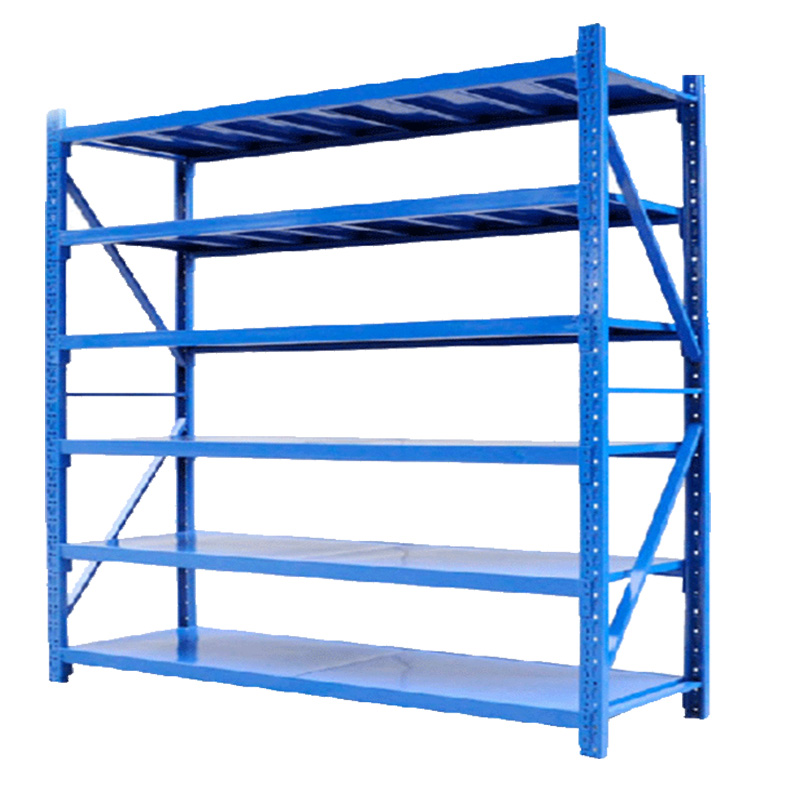 OEM Adjustable Light Duty Powder Coated Rack Factory Warehouse Goods Storage Steel Shelf
