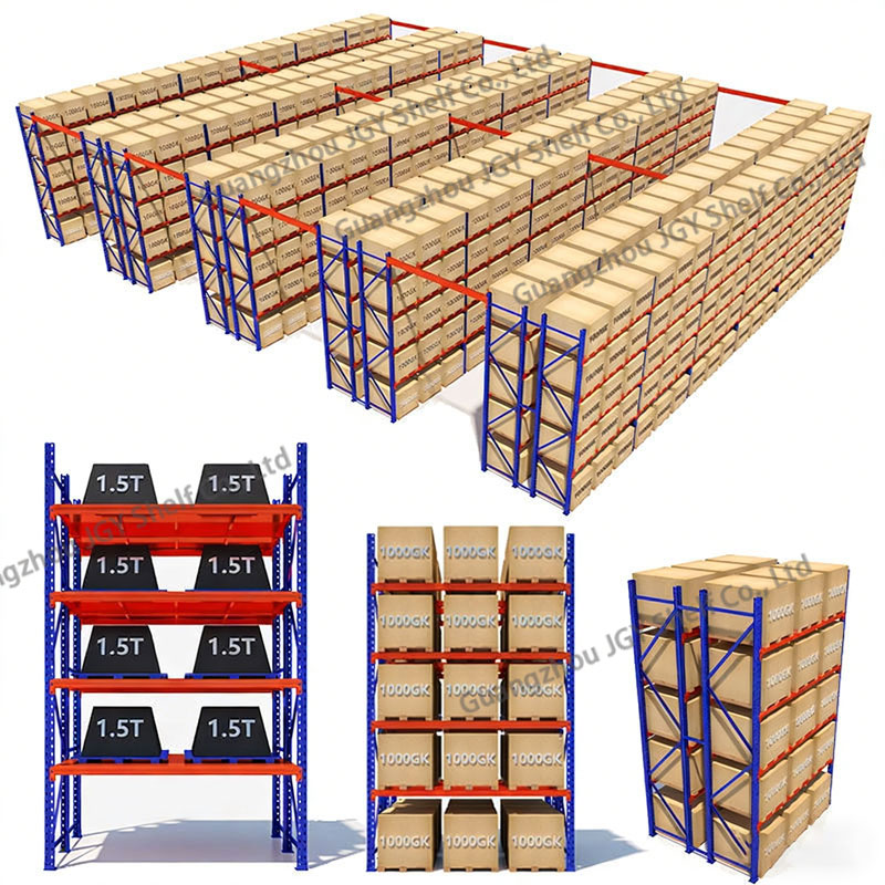 OEM Heavy Duty Racking Shelf Metal Shelves Easy Assemble Storage Racks Adjustable Steel Rack for Warehouse
