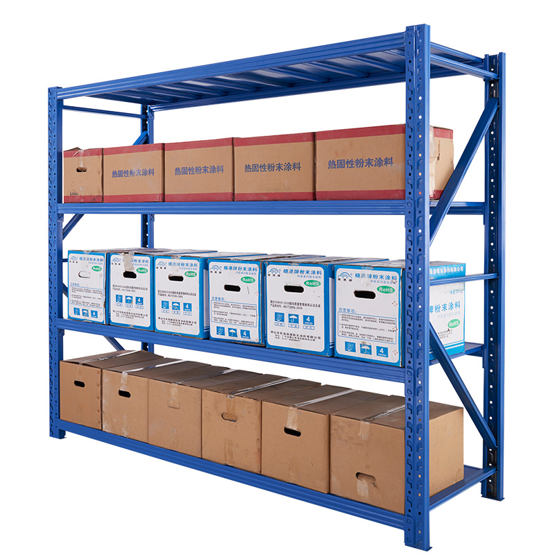 Light Duty Industrial Steel Shelving System Boltless Storage Rack Warehouse Garage Adjustable With Strong Structure