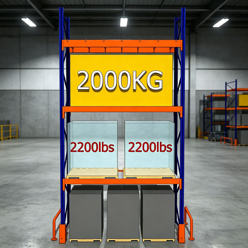 High Quality Durable Corrosion Protected Warehouse Storage  Heavy Duty Pallet Rack Industrial Metal Shelving Steel Shelves