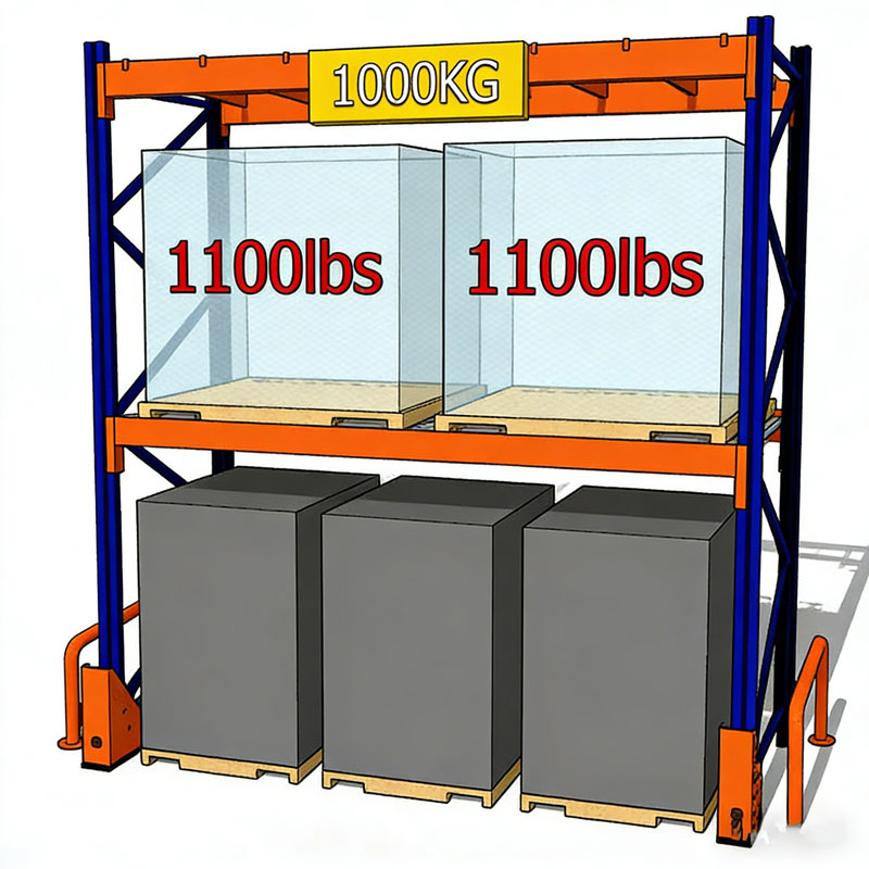 Customized 1-5 Layer Industrial Steel Storage Racks Adjustable Heavy Duty Metal Shelving for Garage & Warehouse