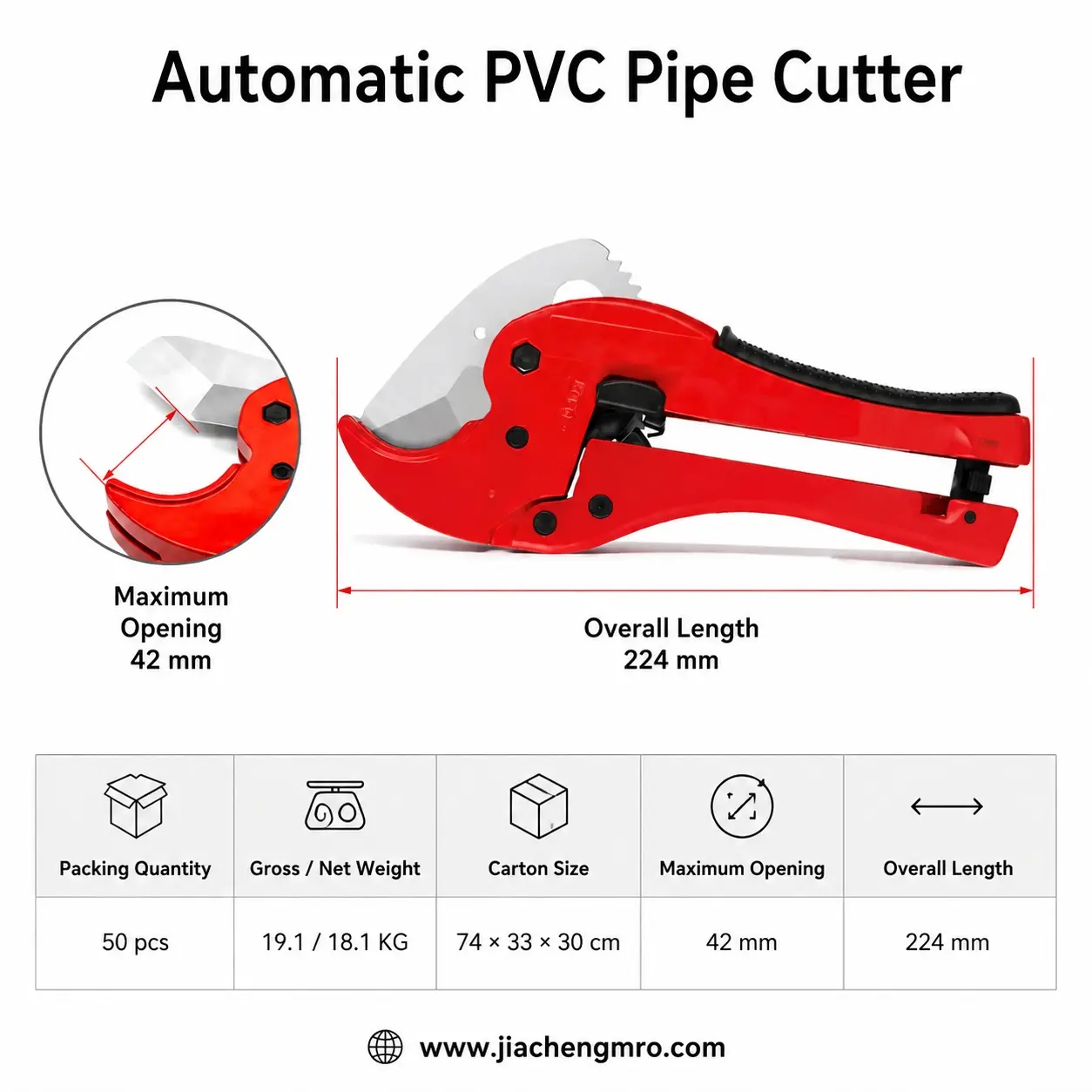 Wholesale Heavy-Duty Ratchet Pipe Cutter for Plastic Pipes - China Supplier & Factory for PP, PE, PVC, PPR Installation Suppliers, Manufacturer