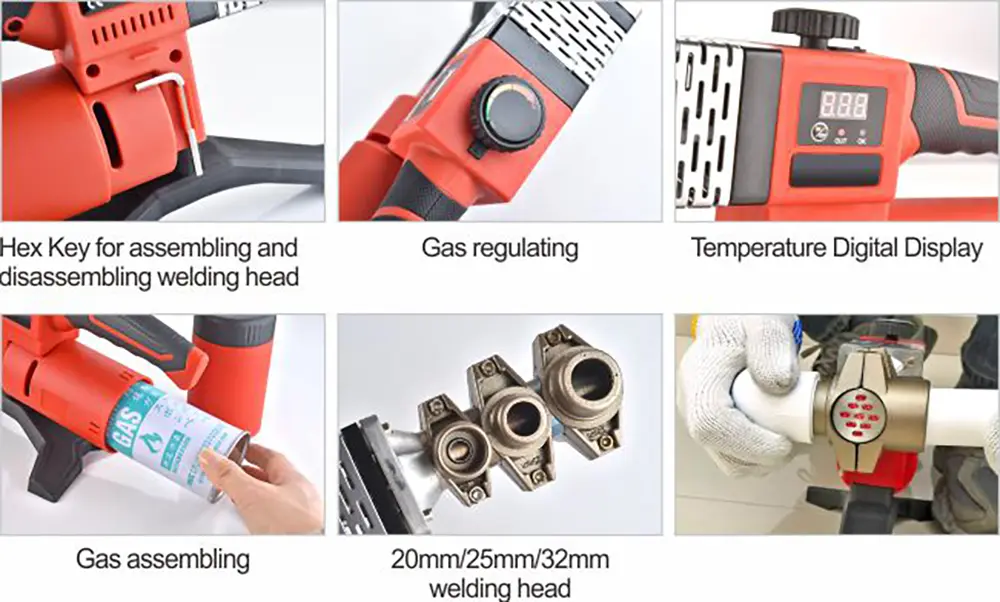 Patented Gas Powered PPR Fusion Welder (SGS Certified) Portable Socket Fusion Tool (1)