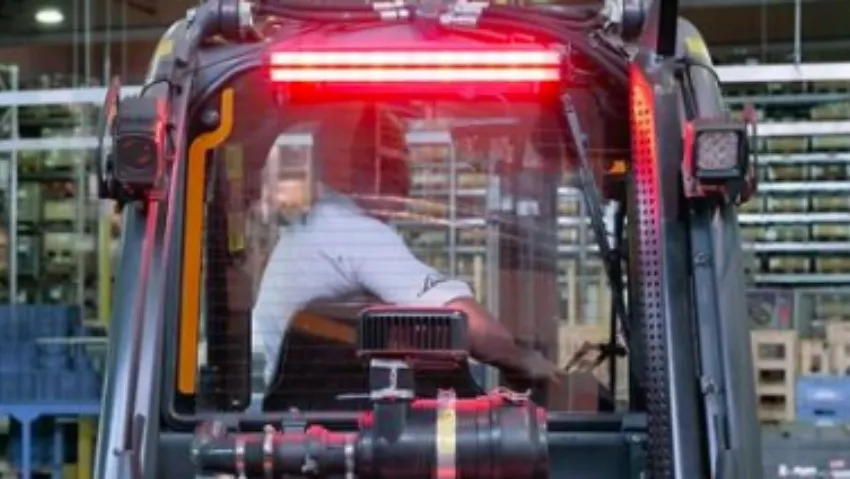 Indicador de advertencia de seguridad para montacargas LED