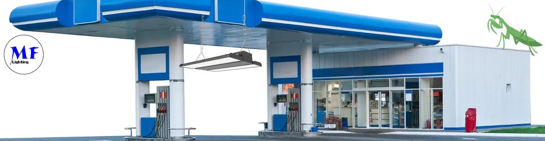 IP66 Barco de minería en astillero a prueba de agua 100-400W Lámpara de alta bahía LED lineal con sensor inteligente de atenuación APP