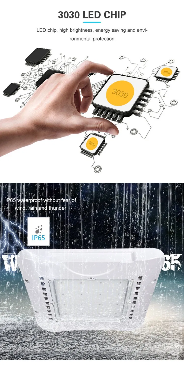 100W Accesorios de iluminación Fabricación de iluminación fábrica de importación de iluminación instalación a prueba de humedad Método accesorio LED de alta resistencia a temperatura