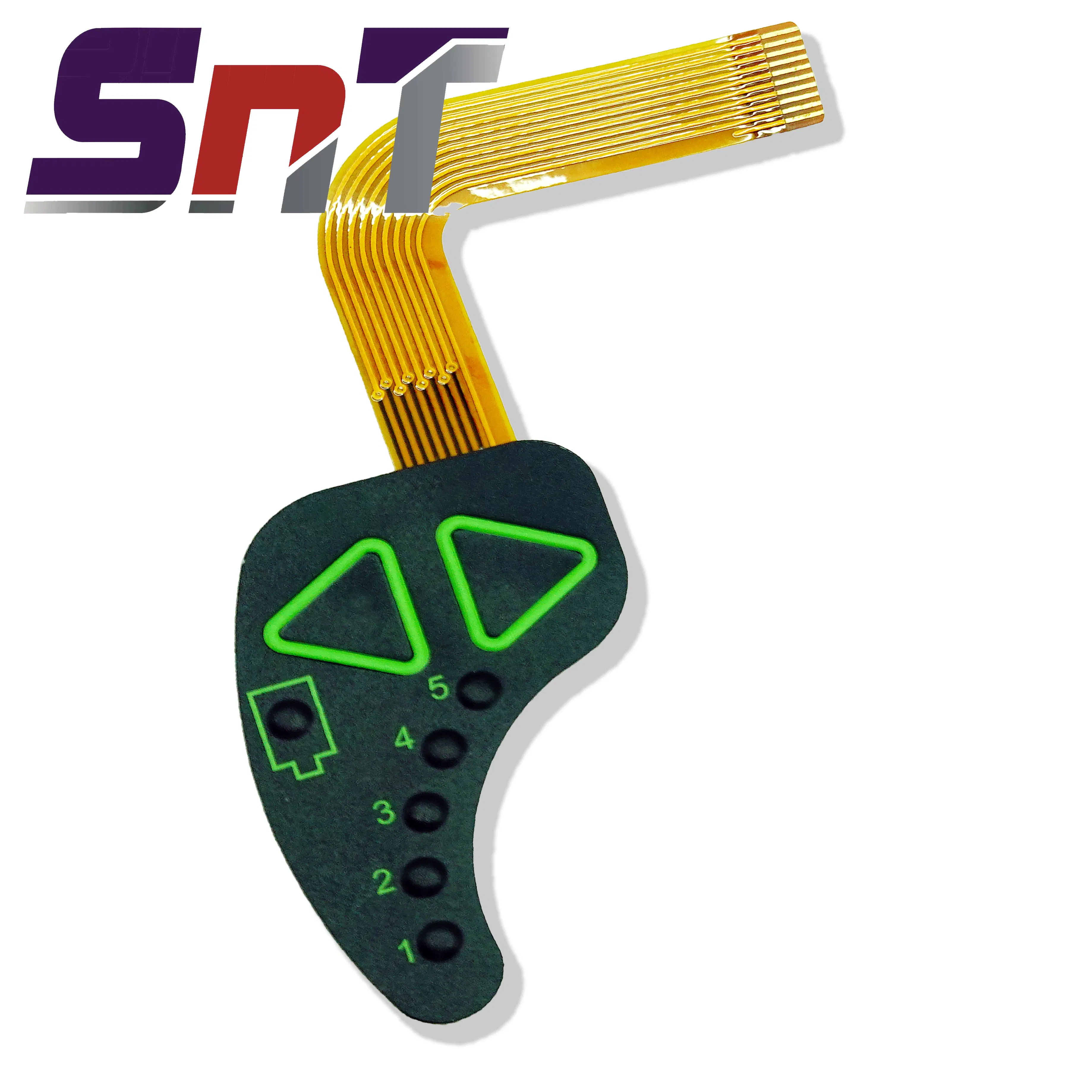 Paneles de operador táctiles industriales personalizados con retroiluminación LED multicolor
