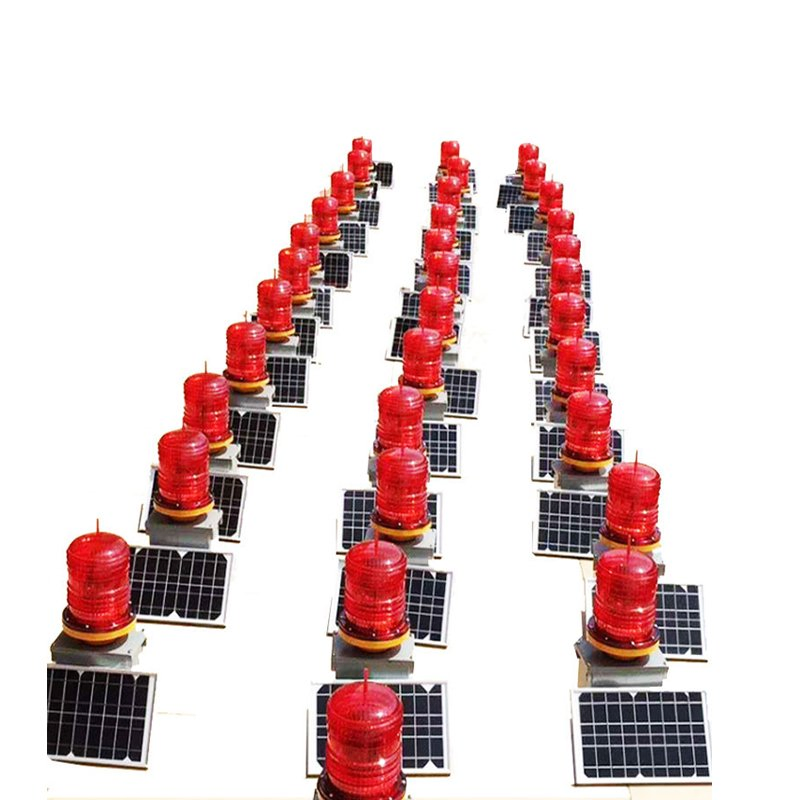 Luz de Obstrucción Solar de Estroboscopio de Chimenea LED de Grado Industrial IP65
