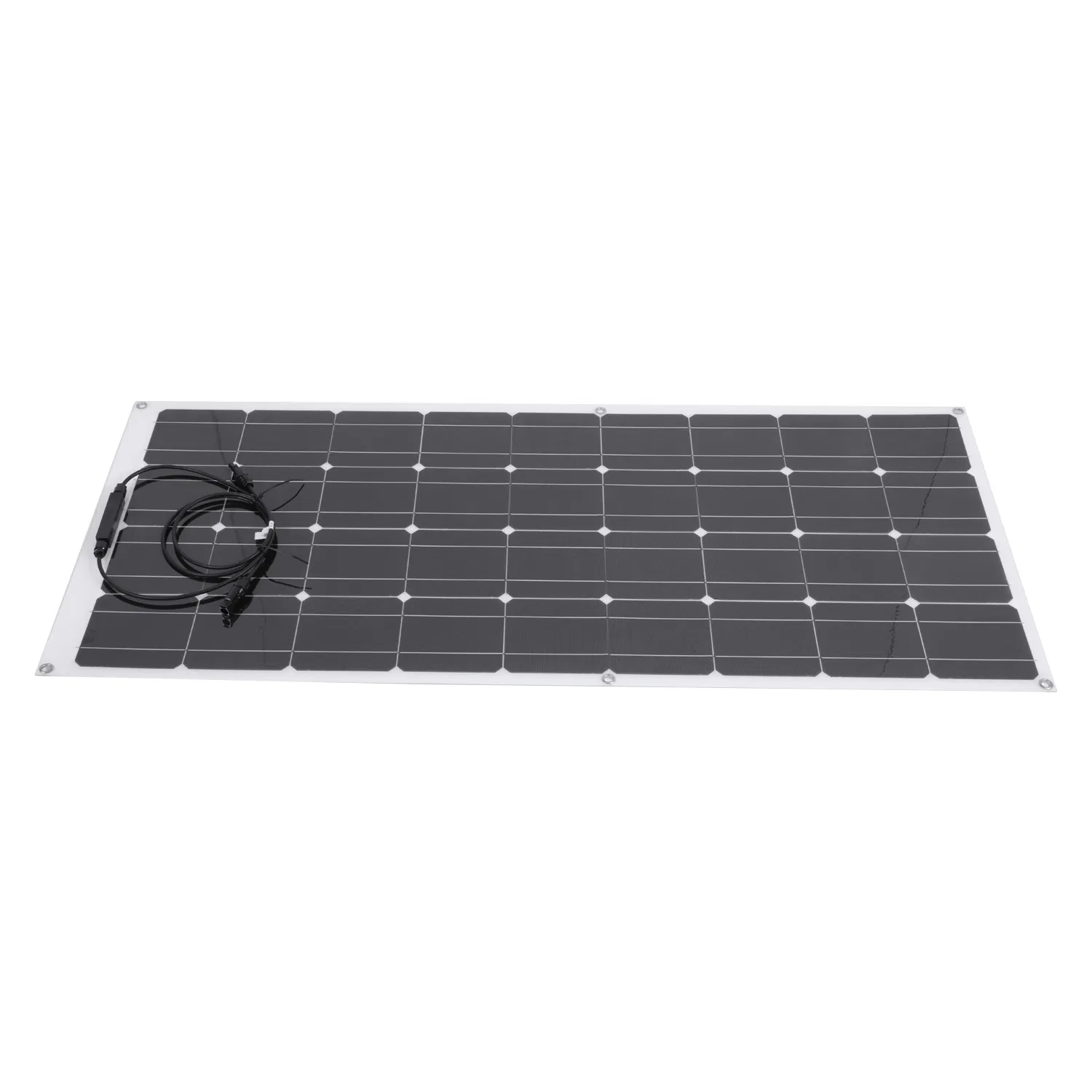 100W 200W Paneles Solares Flexibles Monocristalinos Cargador Panel Solar para Casa, Barco, Jardín, Coche, Luz LED