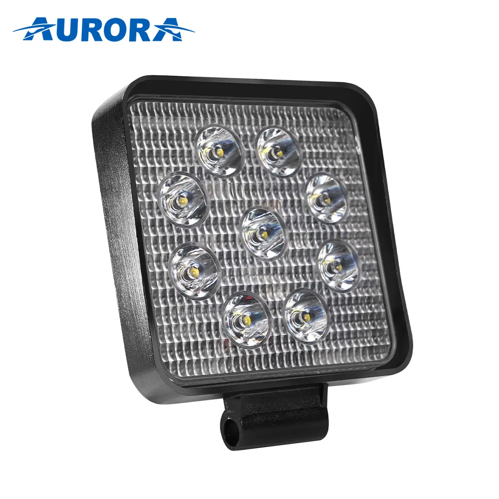 Luz de trabajo LED de alta potencia Aurora para automóviles, camiones, industria, granja, minería, máquinas, lámparas LED de conducción, luz de trabajo