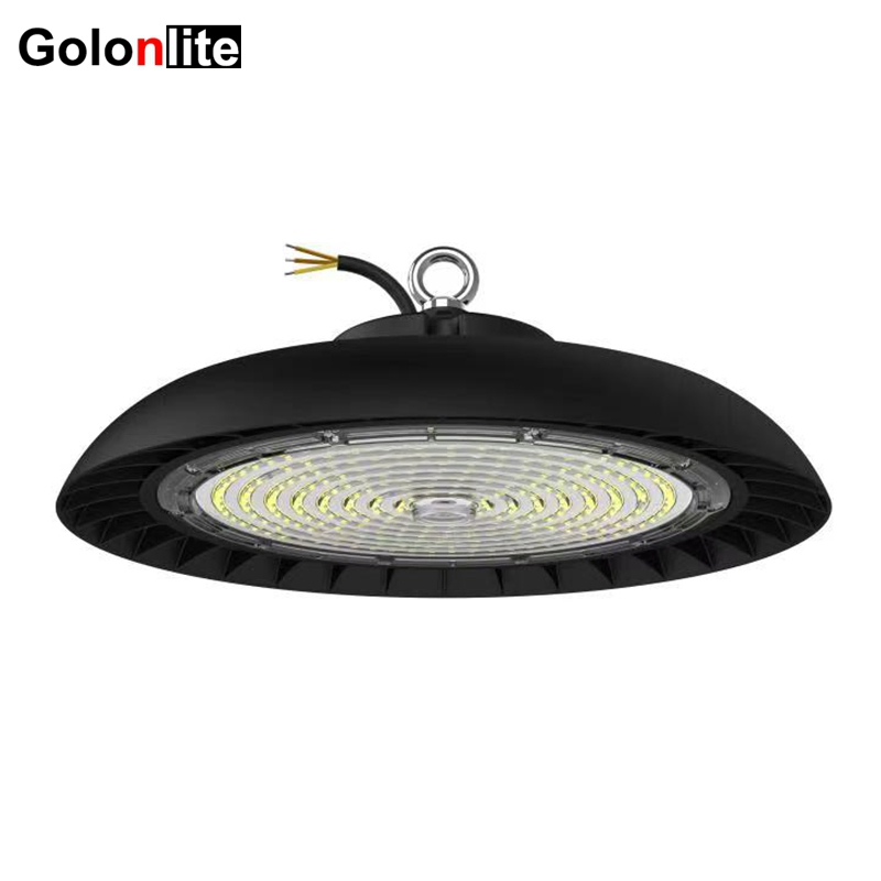 Lámpara de alta bahía industrial tipo UFO LED para almacén y garaje