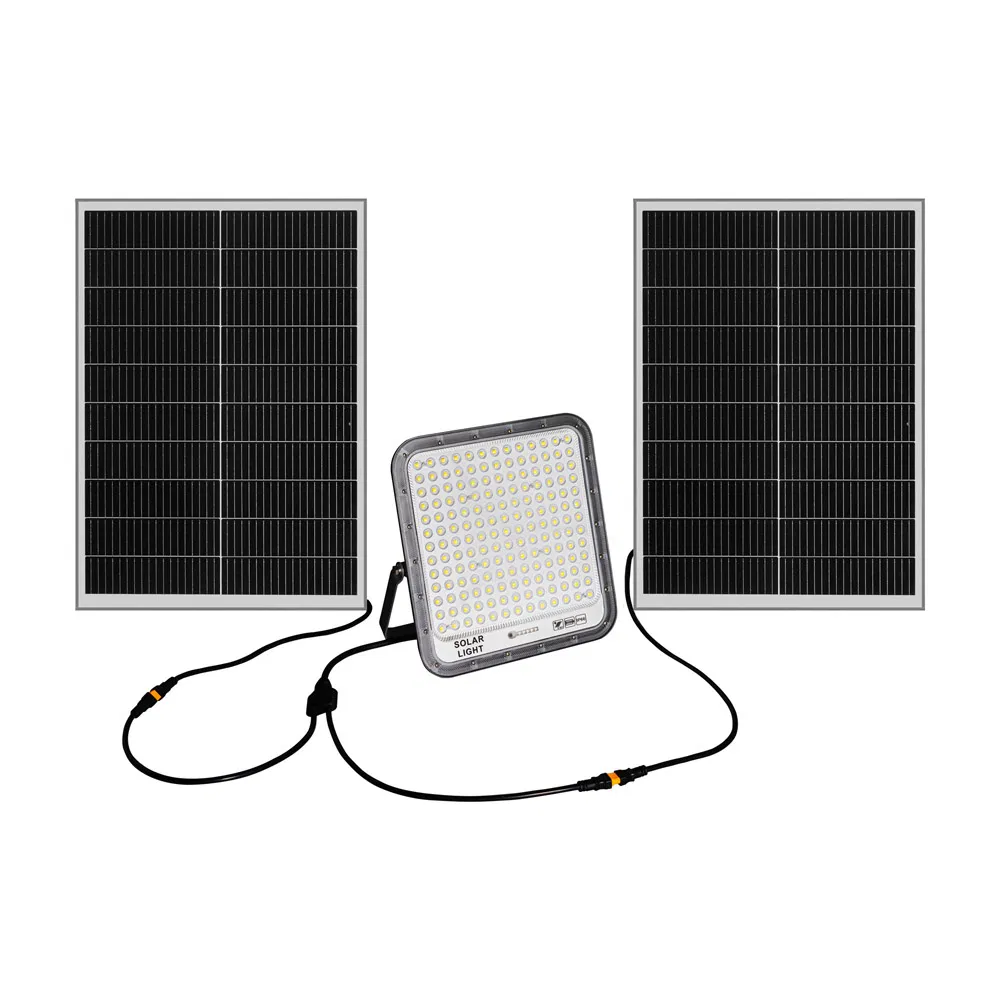 Proyector solar LED industrial de alta potencia de aluminio 600 para exteriores en estadio