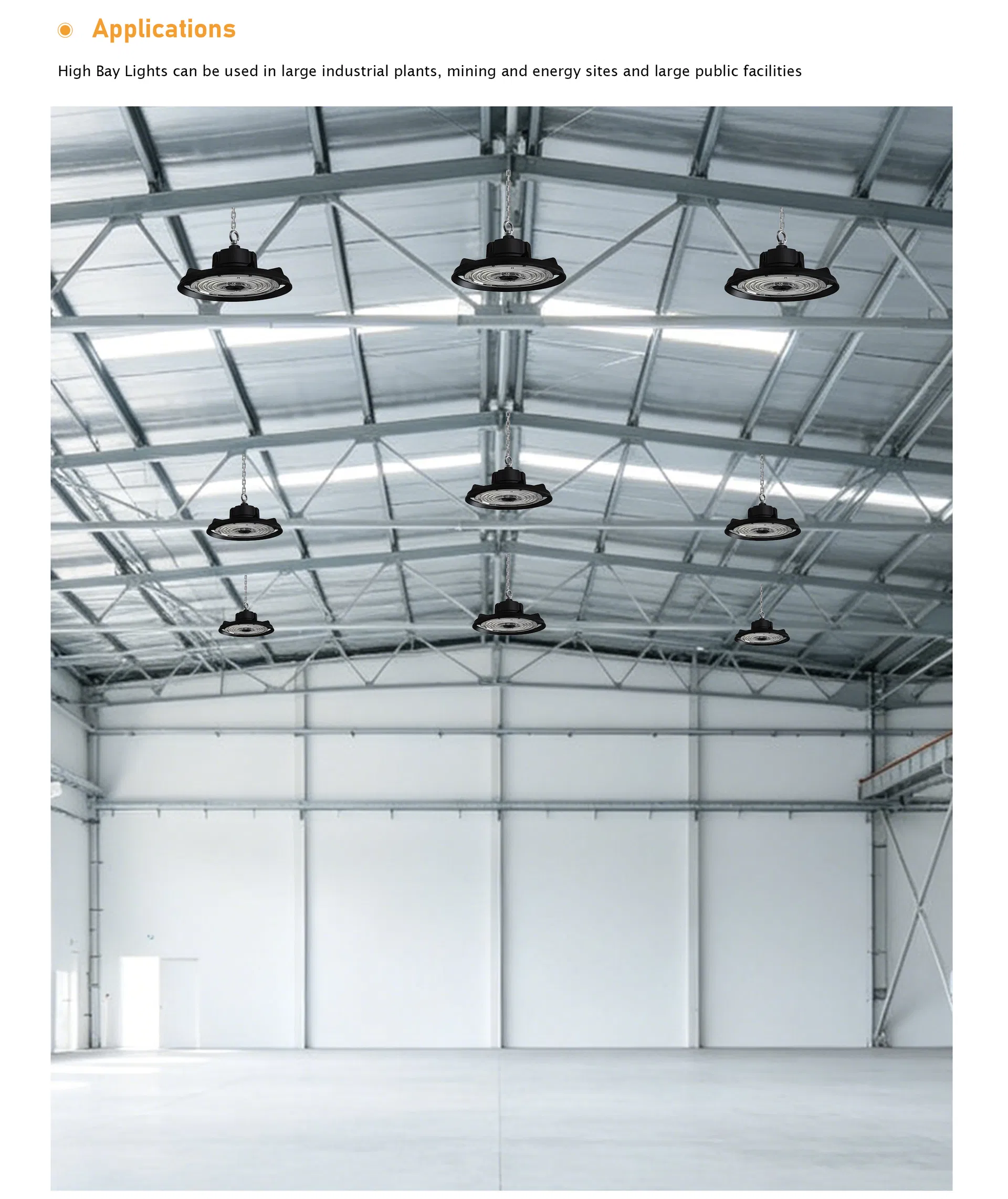 Instalación flexible con accesorios de soporte y suspensión