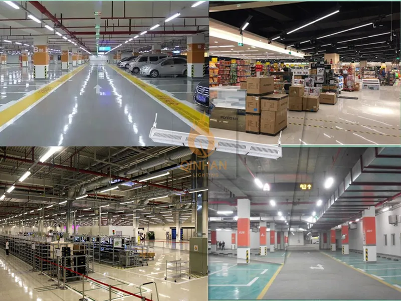 Instalación práctica en almacén e iluminación industrial