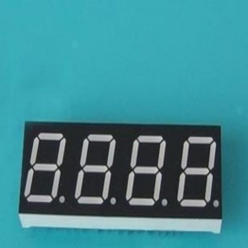 7 Segmento de tubo digital amarillo de ánodo común medidor industrial de bajo consumo panel LED