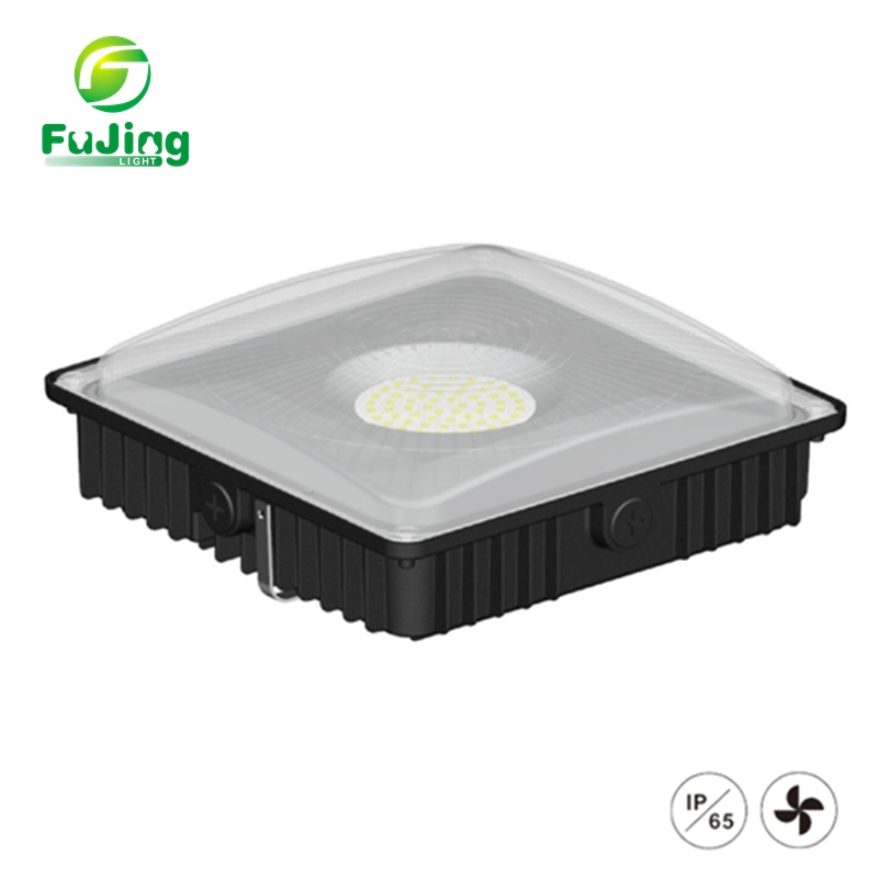 Luz de Canopy LED de Bajo Perfil Luz LED para Gasolineras Luces para Garajes 100W