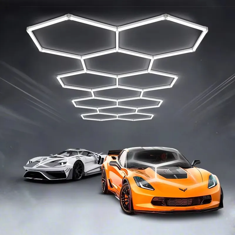 Iluminación de Oficina LED Hexagonal