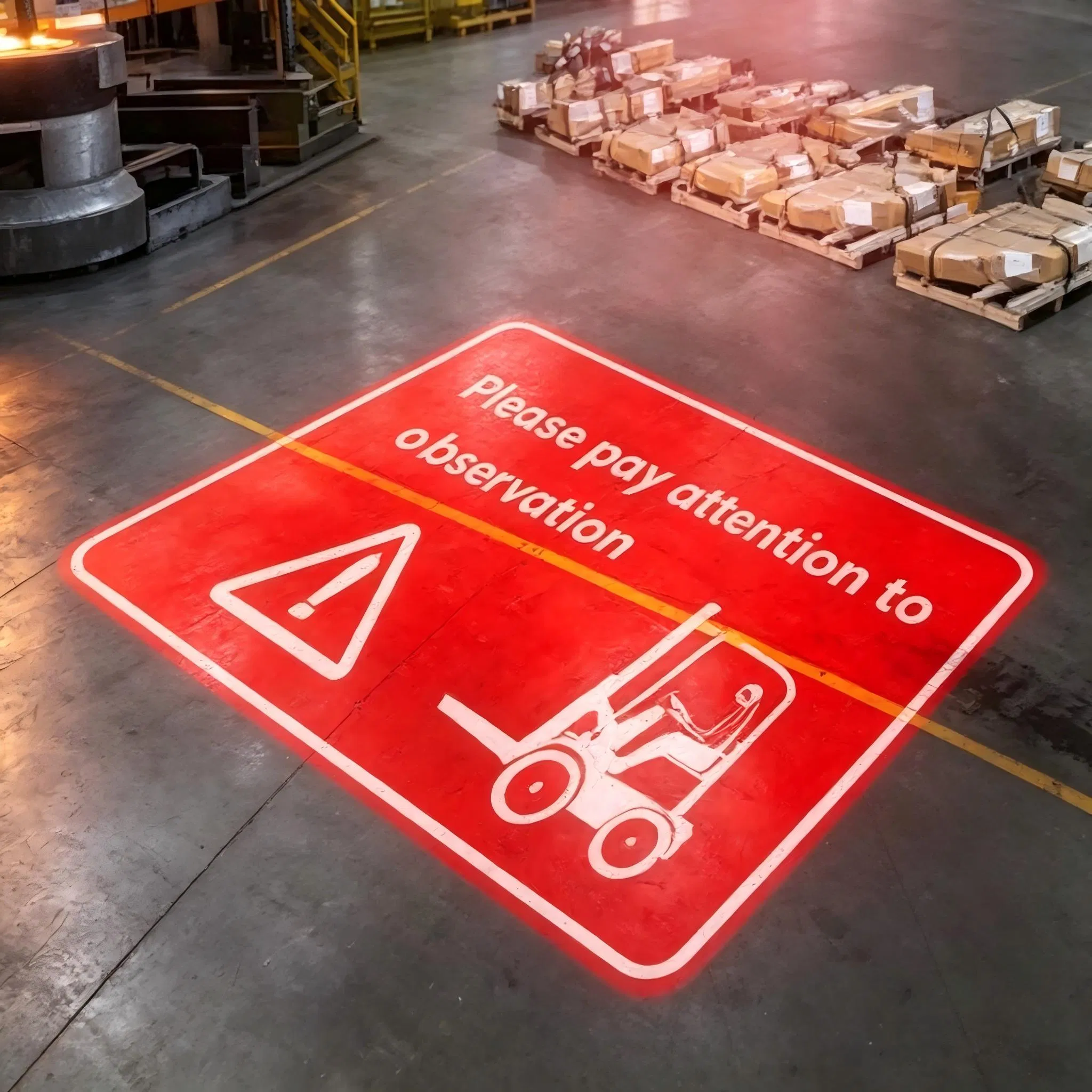 Luz de proyección de señalización industrial de alta potencia LED personalizada con bajo consumo de energía