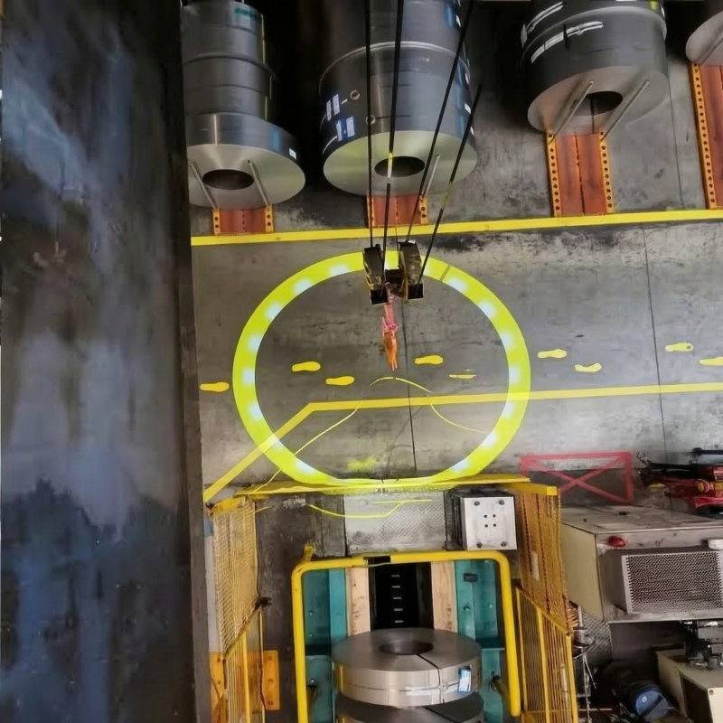 Proyector de Gobo de Cinta Virtual LED de Alta Resistencia para Área de Alerta de Peligro de Grúas Industriales Pesadas