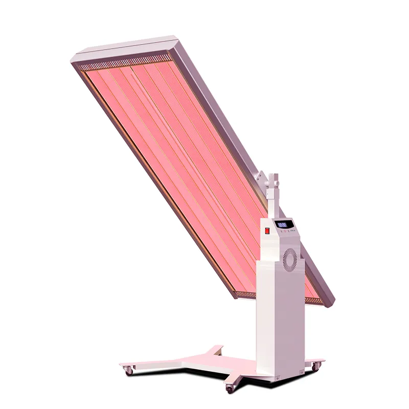 Panel de terapia de luz roja de pie para uso en casa