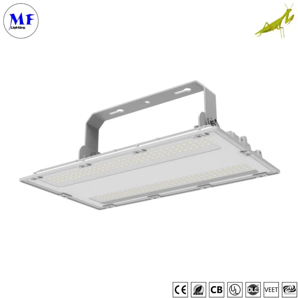 7years Garantía Astillero Minería Estación de Gas 100-400W IP66 Lámpara de Iluminación Industrial a Prueba de Agua con Sensor de Dimming Inteligente Luminaria Lineal de Alta Bahía LED Lámpara de Alta Bahía