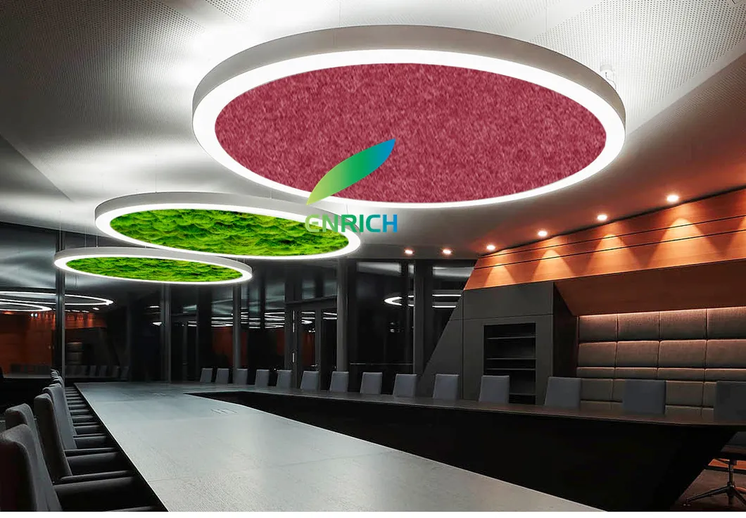 Diseño de iluminación decorativa acústica