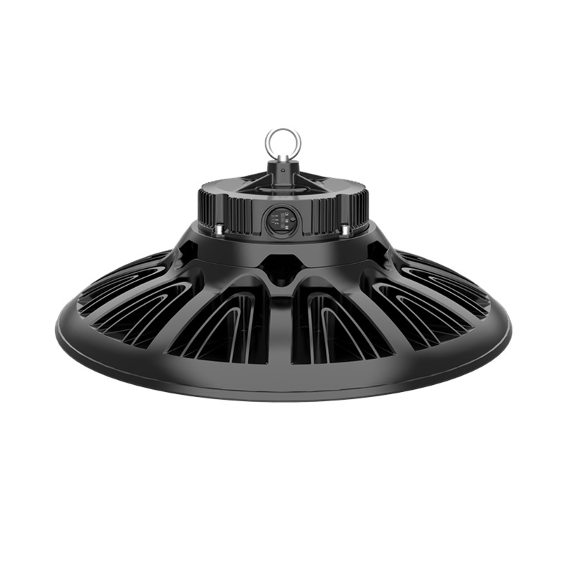 Lámpara de Alta Bahía UFO de Alta Resistencia 60W-500W, Ik08 Protección contra Impactos, Incluye Cable de Acero de Seguridad