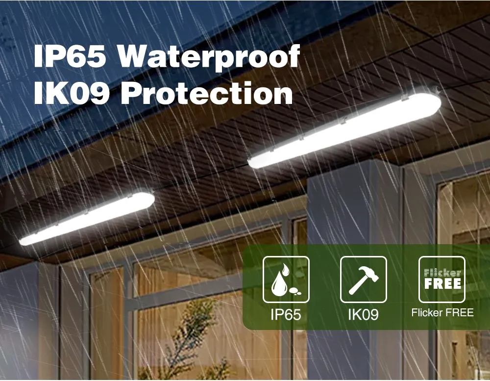 Luz Tri-Prueba LED Impermeable y Duradera con Certificación CE RoHS IP65