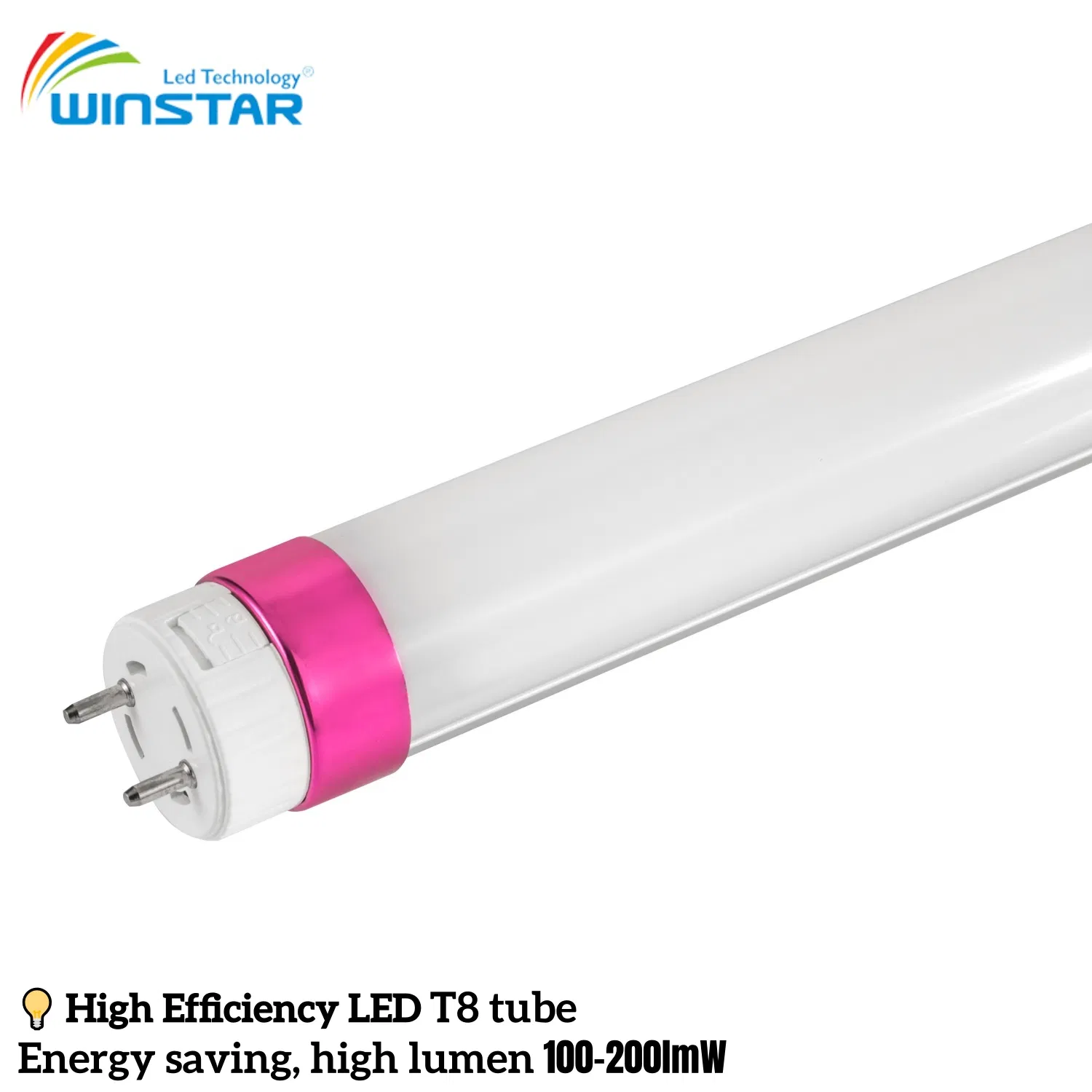 T8 Tubo LED 1.5m 25W 180lm/W 4500lm PF>0.95 6000K Blanco Frío PC+Alu Disipación de Calor Patentada Iluminación LED Fabricación Industrial Certificado TUV 5 Años Europa