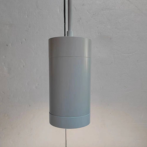 Lámpara colgante cilíndrica de estilo industrial LED, lámparas de araña modernas nórdicas, lámpara colgante inteligente de riel, iluminación Guzhen