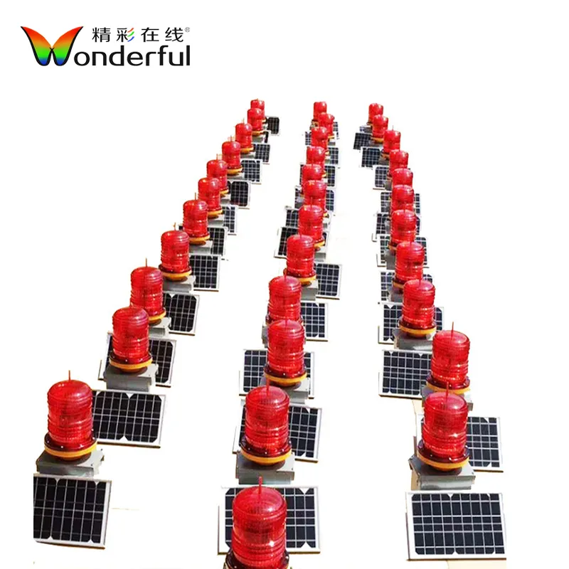 Luz de Obstrucción Solar de Grado Industrial con IP65 LED para la Industria Pesada