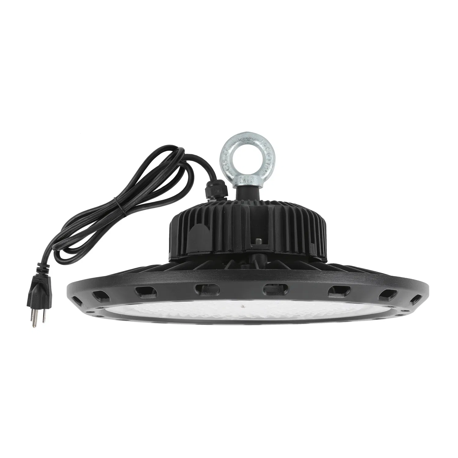 150W Luz LED de alta bahía UFO 6500K Blanca AC110-277V IP65 Iluminación comercial a prueba de agua para almacén industrial, garaje, tienda, gimnasio, fábrica