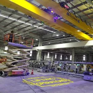 Proyector de Señal Virtual Industrial de Alta Visibilidad LED para Zona de Trabajo de Grúas Aéreas 450W/600W