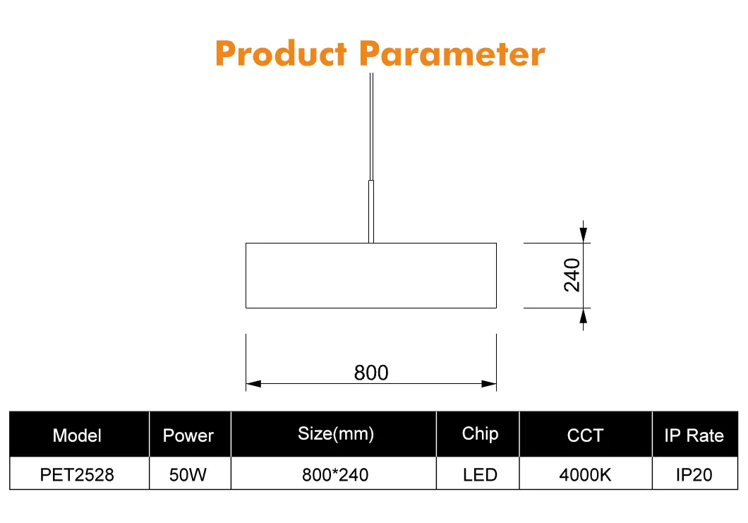 Lámpara de araña LED de estilo industrial con absorción de sonido para iluminación de cafeterías y restaurantes