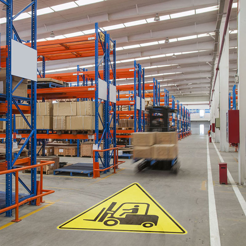 Señal de advertencia de seguridad para montacargas LED 100W Señales industriales Proyector Gobo