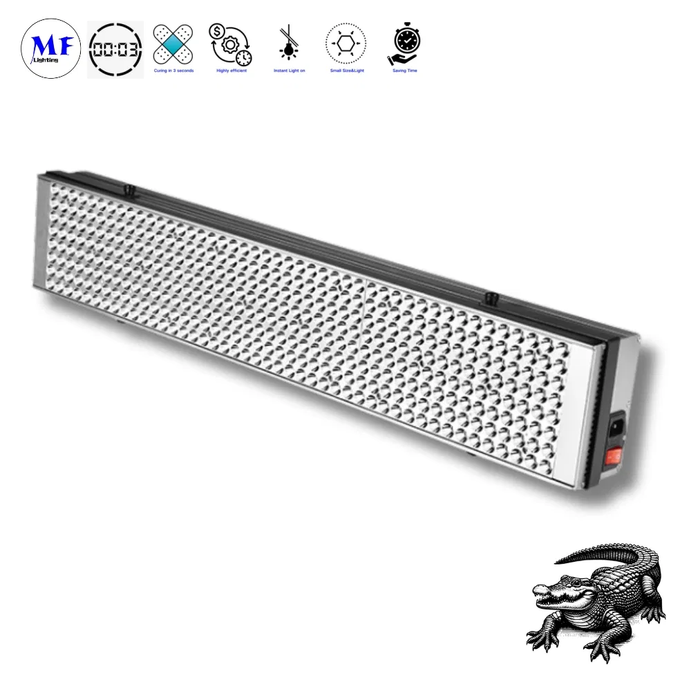 Precio de fábrica 60W 100W 395nm/365nm Certificación CB CE Cámaras de curado UV de aluminio de alta resistencia Luz UV de curado LED Lámpara UV para 3D Pintura Impresión Uñas Automotriz